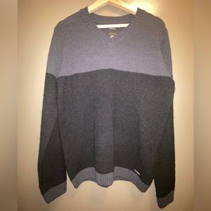 Diesel v neck sweater two tone